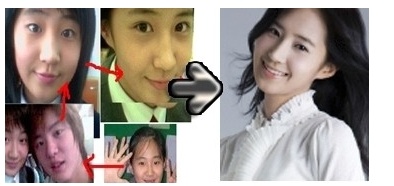 فرقة جيل الفتيات قبل عمليات التجميل Yuri-snsd-before-after